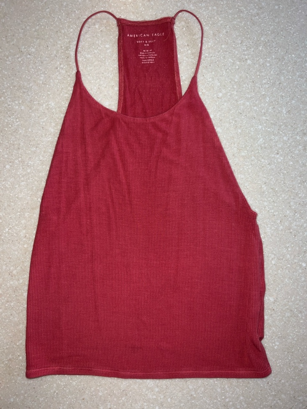 American Eagle Outfitters Ribbed Racerback Tank